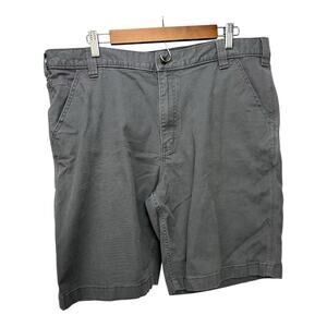 Carhartt Shorts Mens 40 Rugged Flex Relaxed Fit Canvas Utility Gray 102514-039